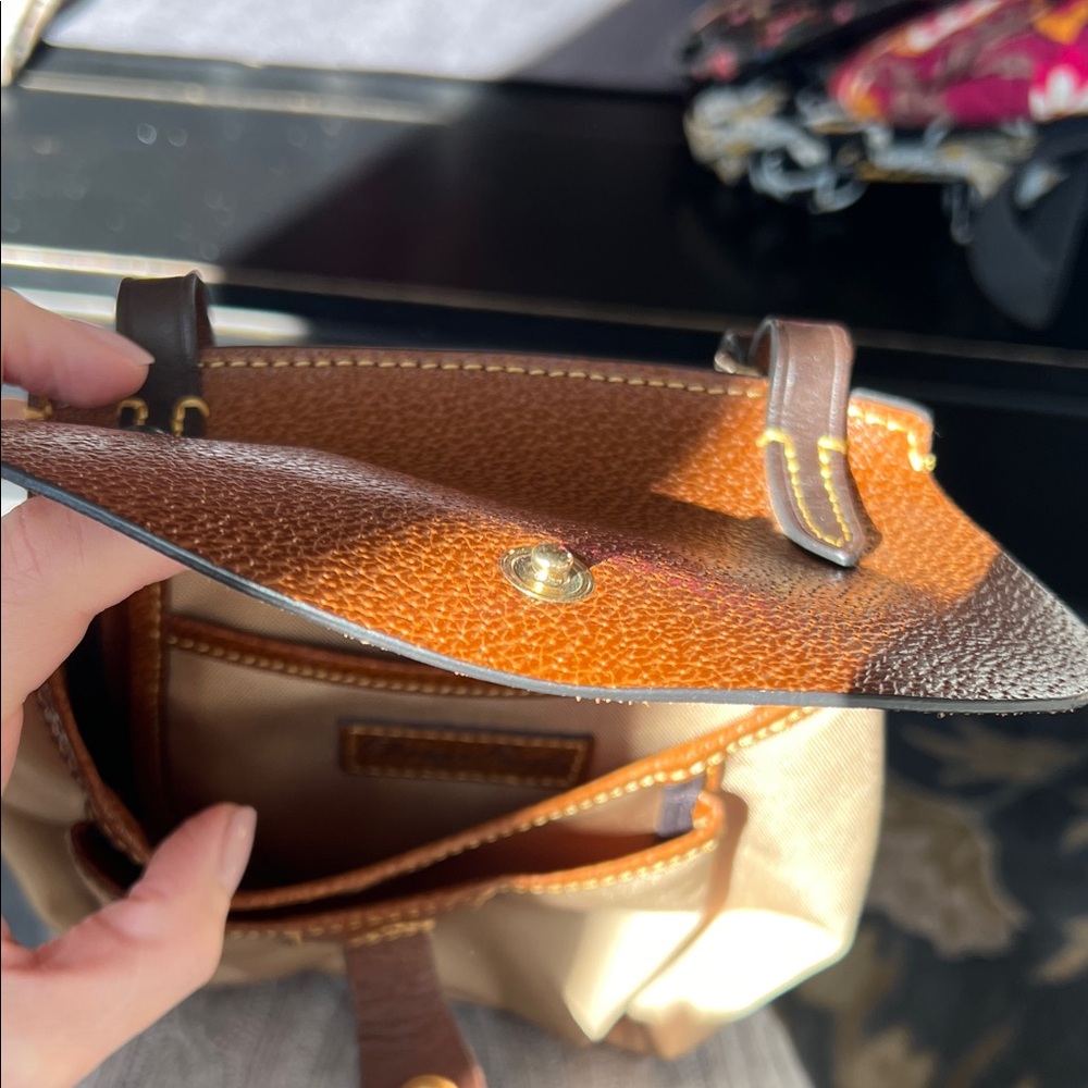 Dooney & Bourke Brown and Tan crossbody - Picture 3 of 4